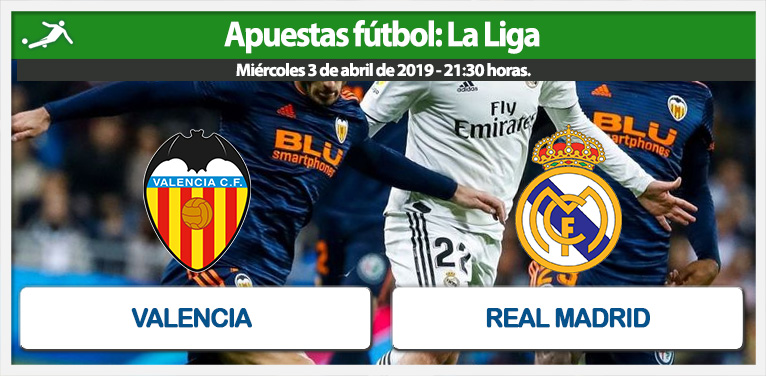 Apuestas Valencia – Real Madrid. La Liga 2018/19.