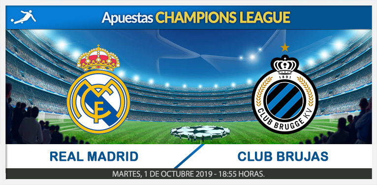 Apuestas Real Madrid -Club Brujas | Champions League.